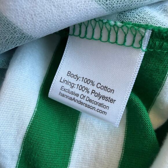 Hanna Andersson Strawberry Stripe Ready For Adventure Tee 130cm US 8 - Picture 8 of 9